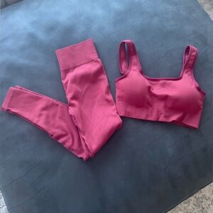 Matching ribbed set